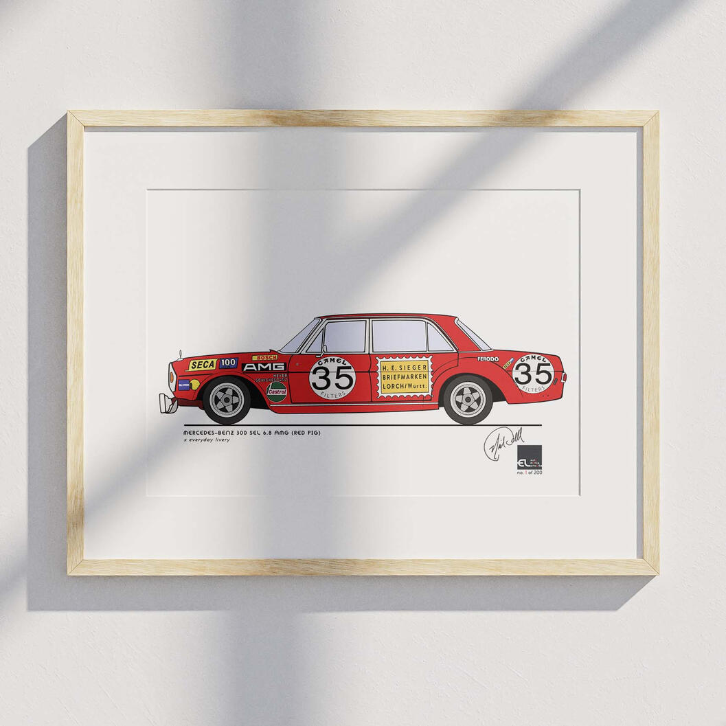 Mercedes Red Pig
